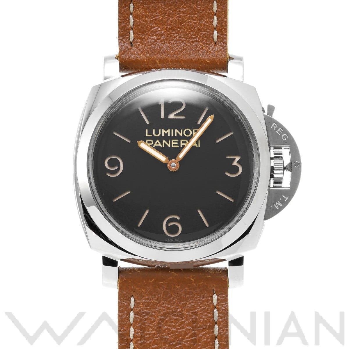 ルミノール 1950 3デイズ アッチャイオ PAM00372 P番(2013年製造) ブラック パネライ PANERAI メンズ 【中古】
