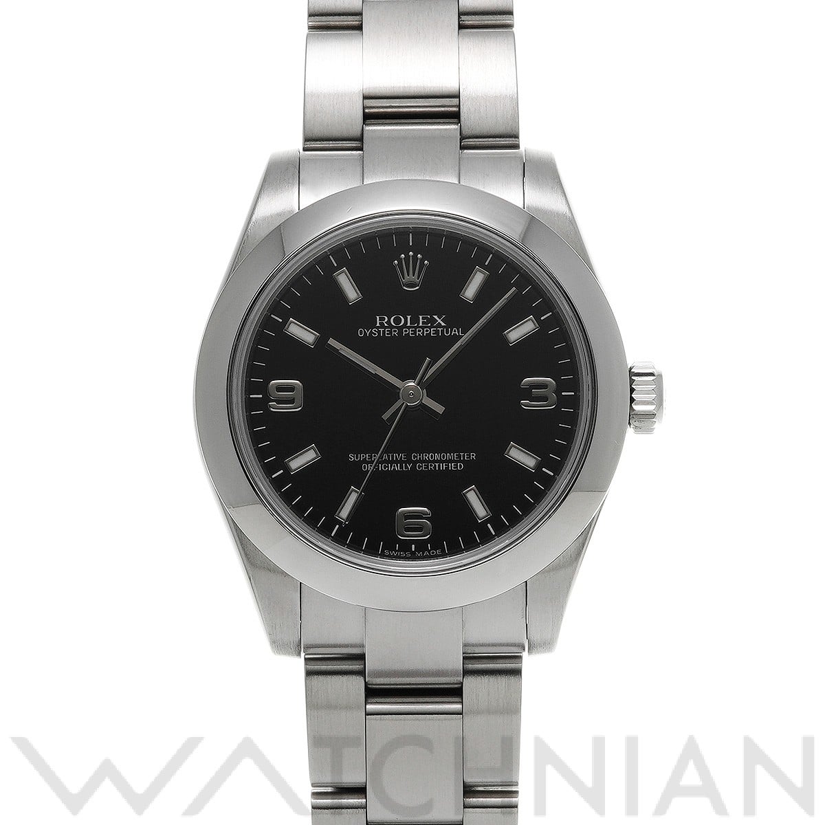 オイスターパーペチュアル 31 177200 Z番(2007年頃製造) ブラック ロレックス ROLEX ユニセックス 【中古】