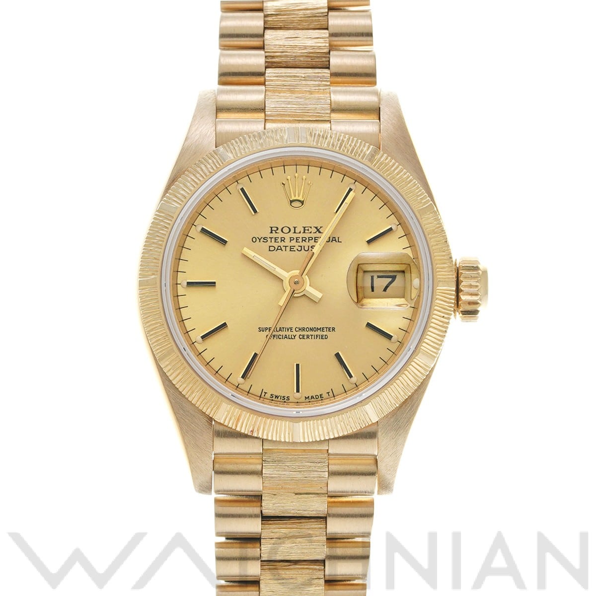 ロレックス / ROLEX デイトジャスト バーク 69278 シャンパン レディース 時計 【中古】【wristwatch】