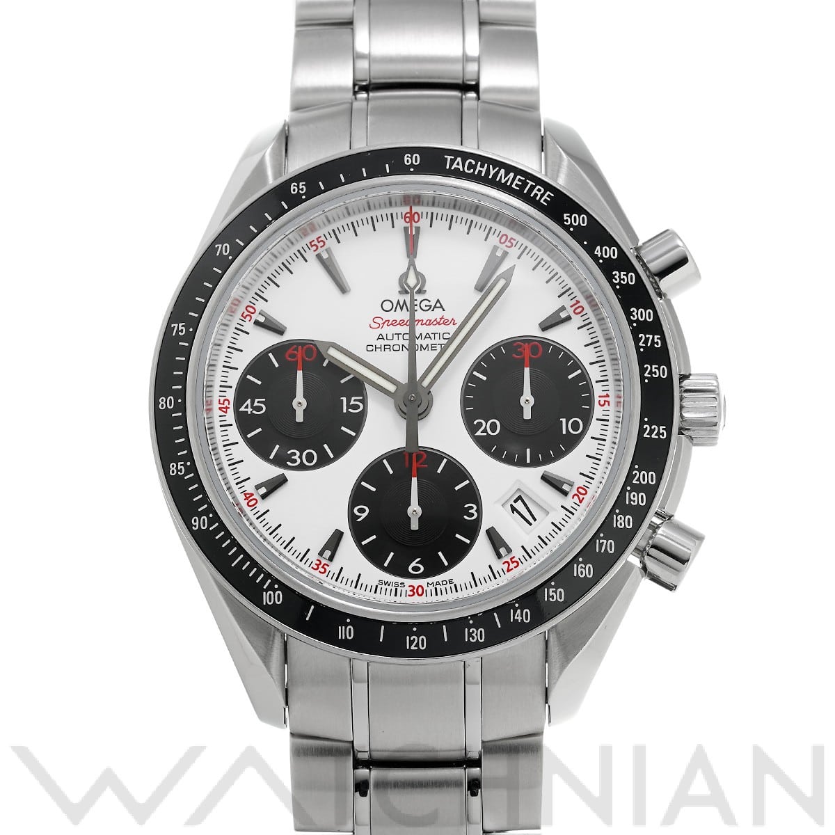 オメガ / OMEGA スピードマスター デイト 323.30.40.40.04.001 ホワイト/ブラック メンズ 時計 【中古】【wristwatch】