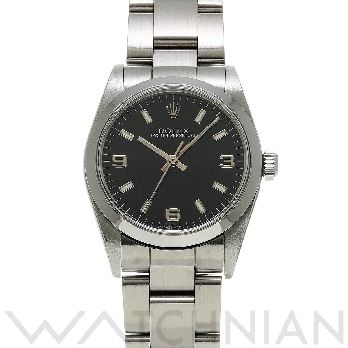 オイスターパーペチュアル 77080 A番(1999年頃製造) ブラック ロレックス ROLEX ユニセックス 【中古】