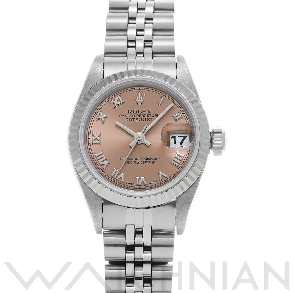 ロレックス デイトジャスト 69174 ピンク レディース 時計 【中古】【wristwatch】