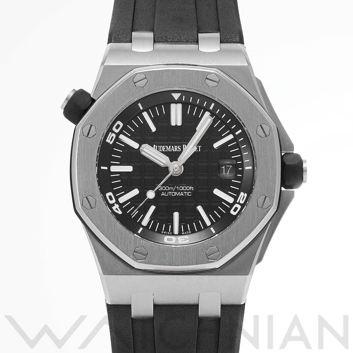 オーデマ ピゲ ロイヤルオーク オフショア ダイバー 15710ST.OO.A002CA.01 ブラック メンズ 時計 【中古】【wristwatch】