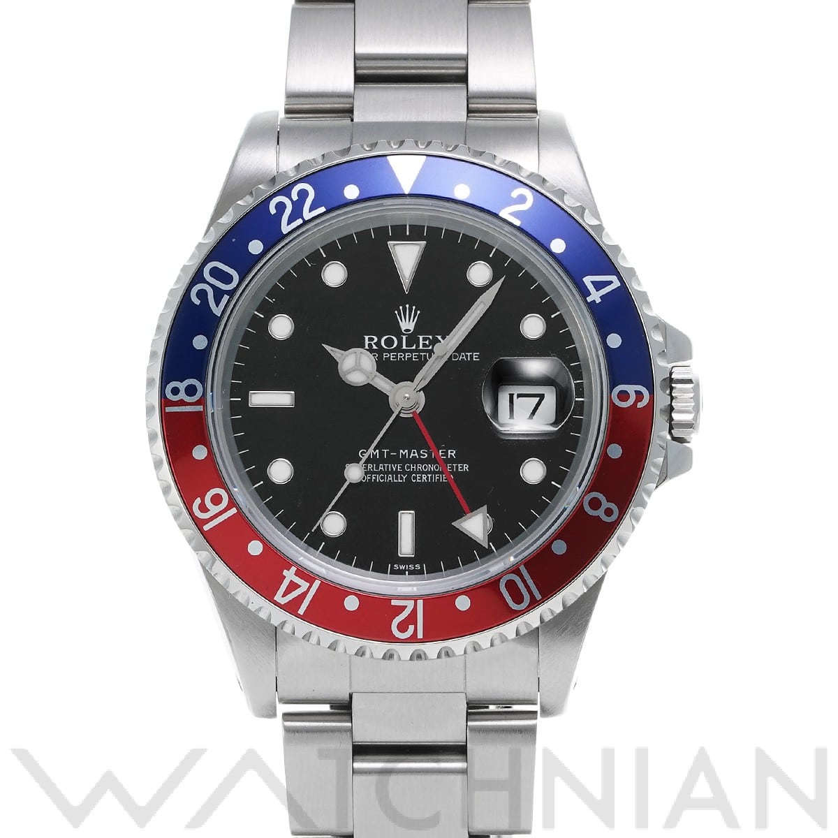 ロレックス GMTマスター 16700 ブラック メンズ 時計 【中古】【wristwatch】