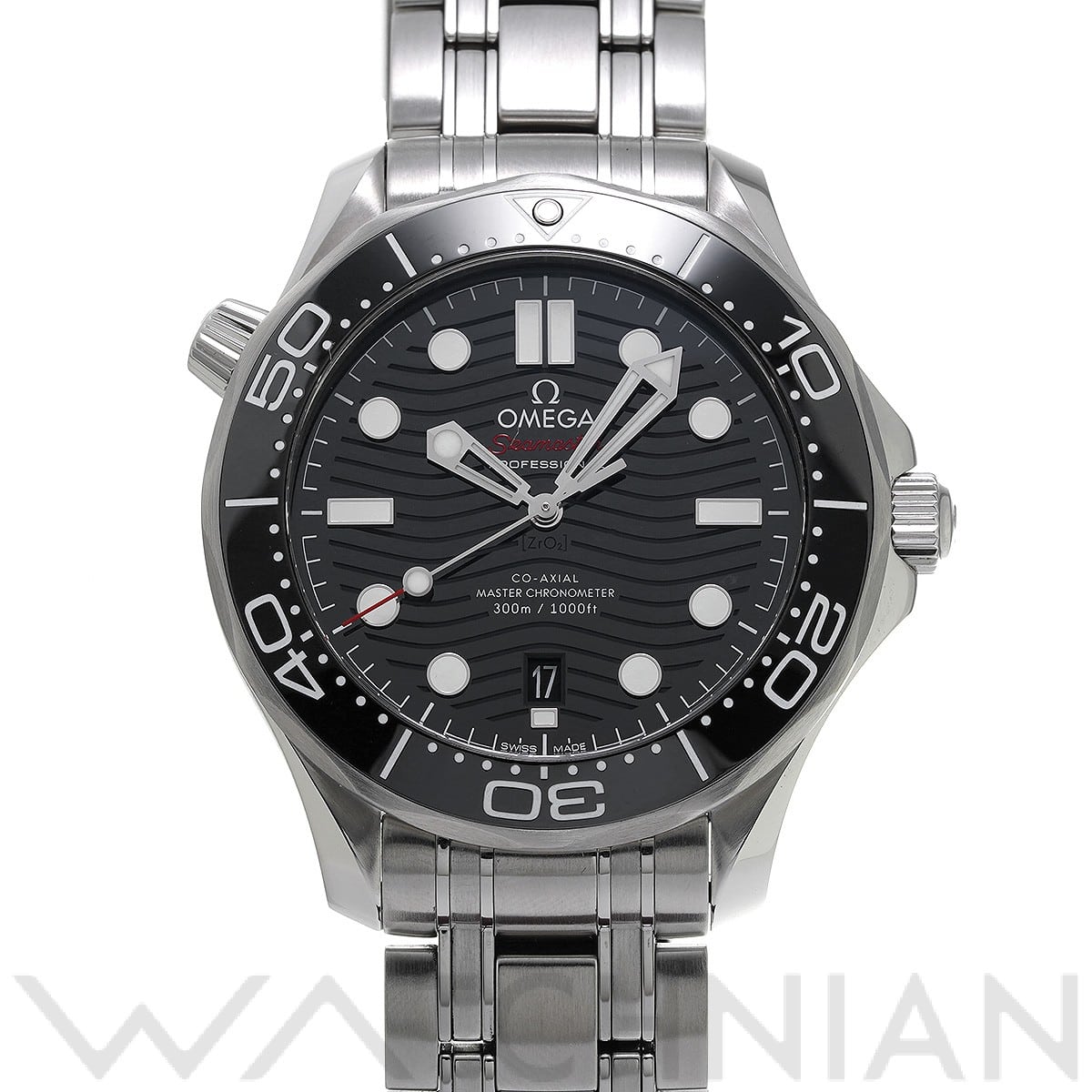 オメガ / OMEGA シーマスター ダイバー300 コーアクシャル マスタークロノメーター 210.30.42.20.01.001 ブラック メンズ 時計 【中古】【wristwatch】