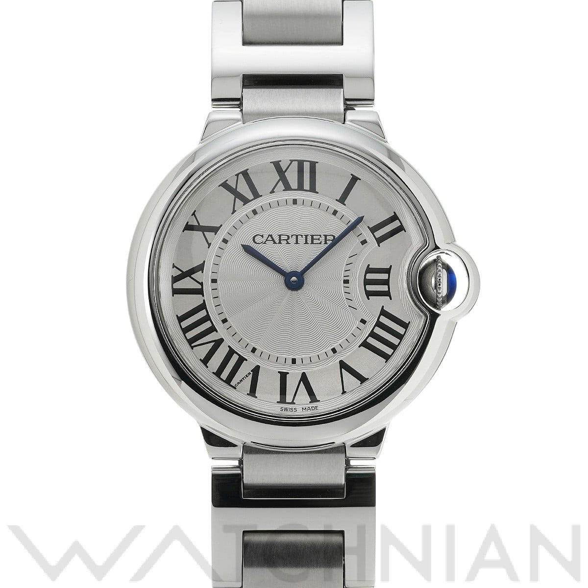 カルティエ / CARTIER バロンブルー ドゥ カルティエ 36mm W69011Z4 シルバー ユニセックス 時計 【中古】【wristwatch】