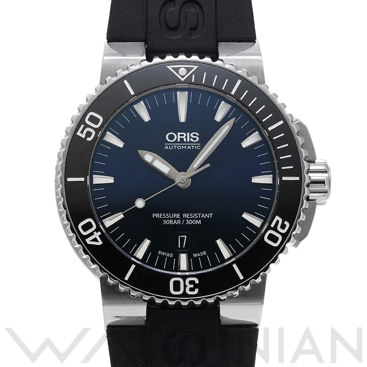 Aquis Date 01 733 7653 4135-07 4 26 34EB Blue Oris ORIS Men [Used]: Brand  Watch|WATCHNIAN(WATCHNIAN) Official Online Store / Old Ippuukishi