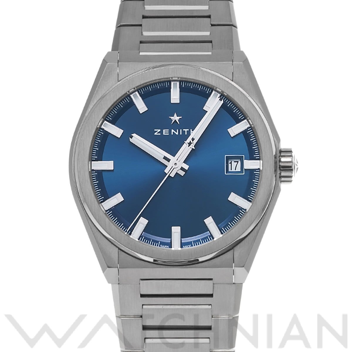 ゼニス / ZENITH デファイ クラシック 95.9000.670/51.M9000 ブルー メンズ 時計 【中古】【wristwatch】