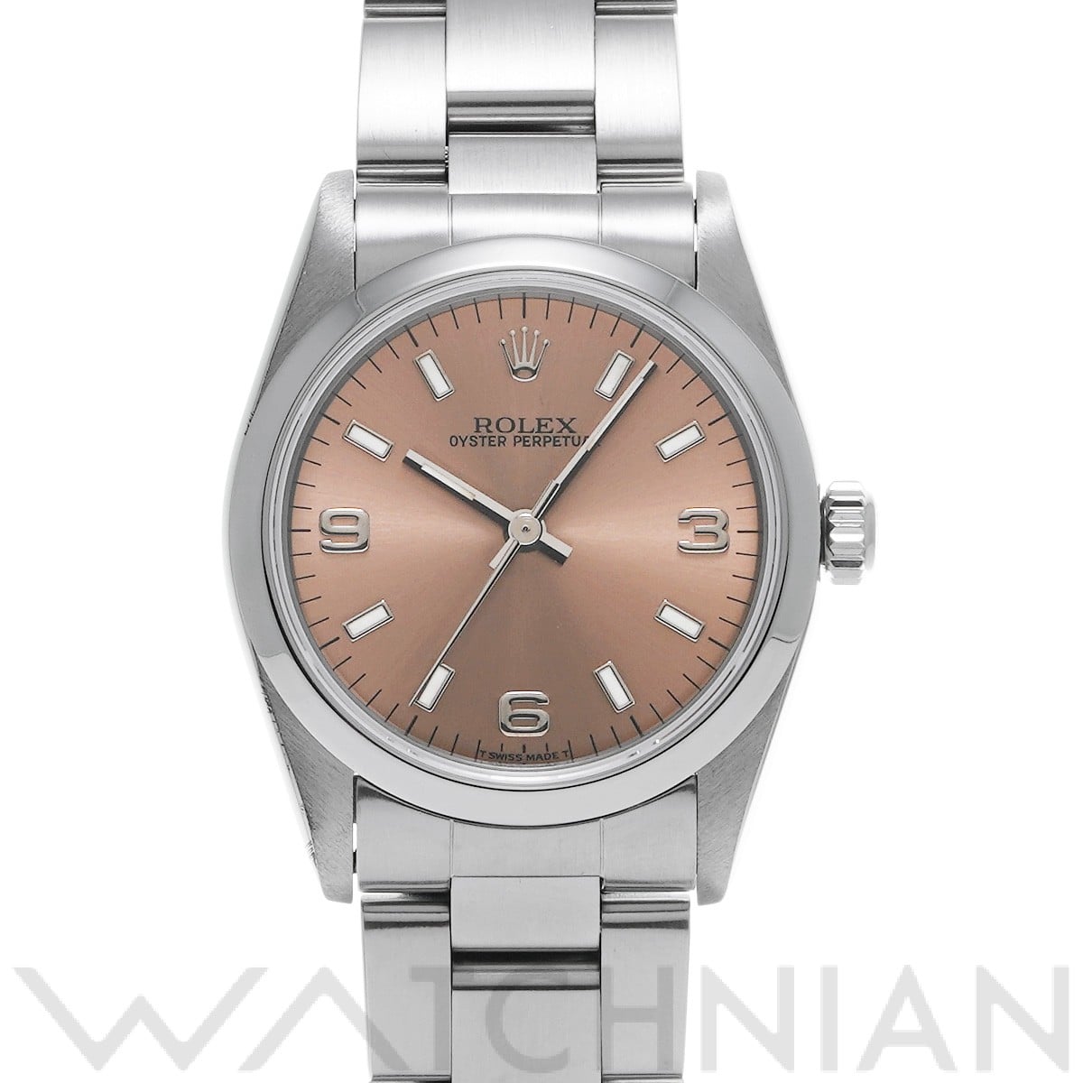 オイスターパーペチュアル 67480 U番(1997年頃製造) ピンク ロレックス ROLEX ユニセックス 【中古】