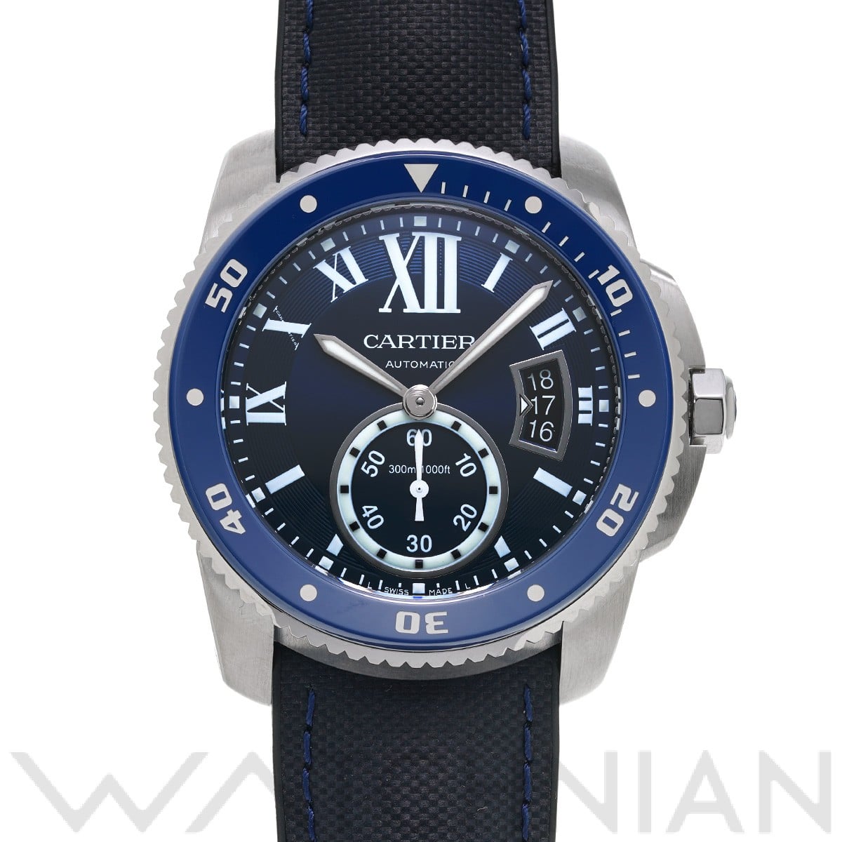 カルティエ / CARTIER カリブル ドゥ カルティエ ダイバー WSCA0010 ブルー メンズ 時計 【中古】【wristwatch】