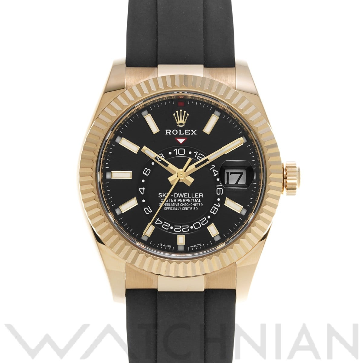 ロレックス / ROLEX スカイドゥエラー 326238 ブライトブラック メンズ 時計 【中古】【wristwatch】