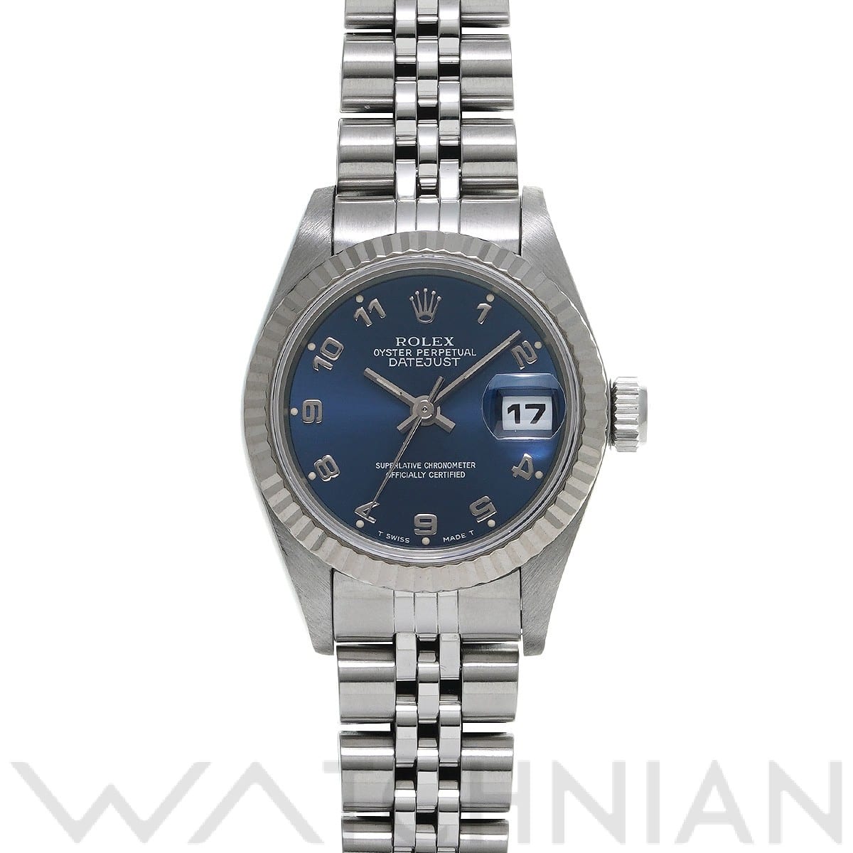 ロレックス デイトジャスト 69174 ブルー レディース 時計 【中古】【wristwatch】