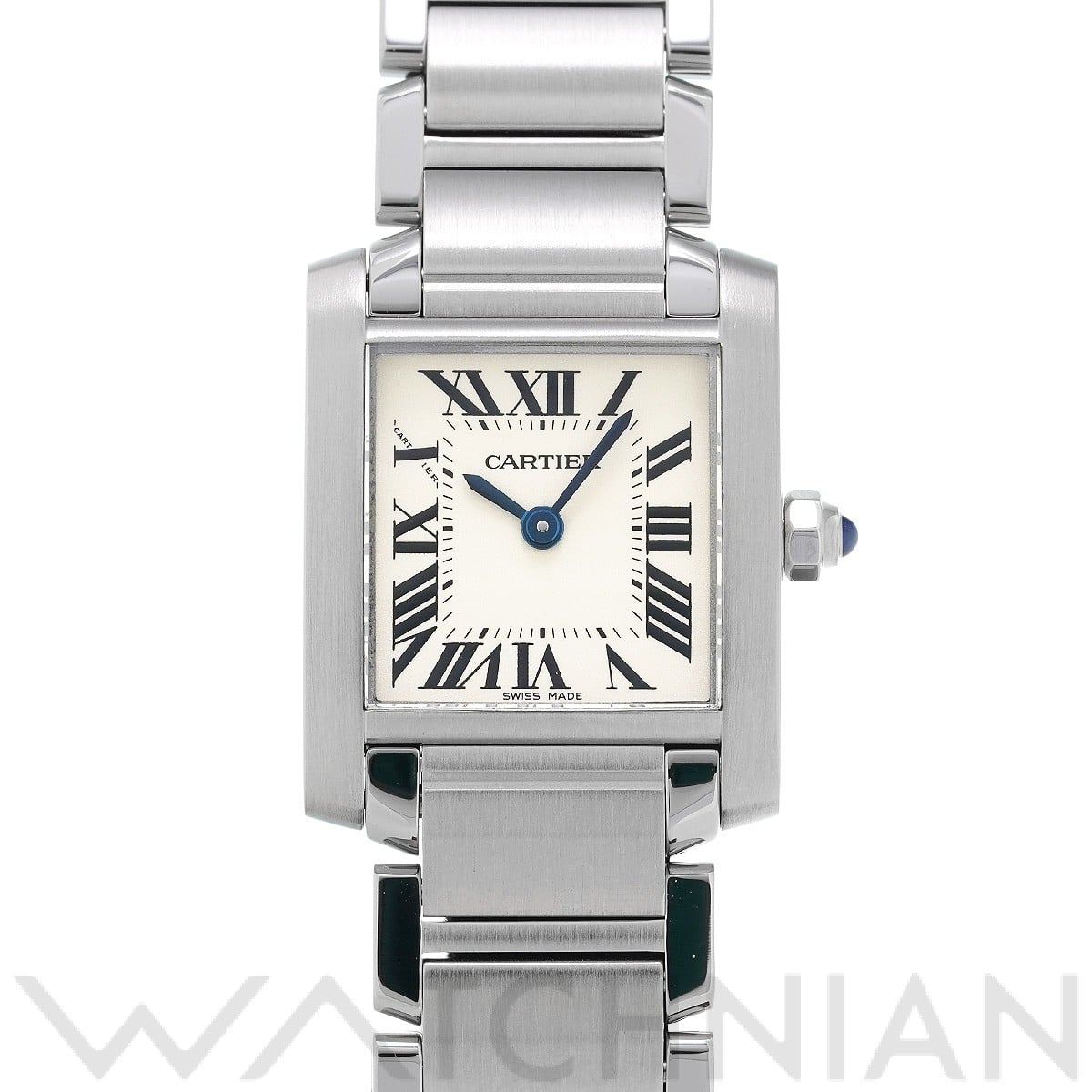 カルティエ / CARTIER タンク フランセーズ SM W51008Q3 シルバー レディース 時計 【中古】【wristwatch】