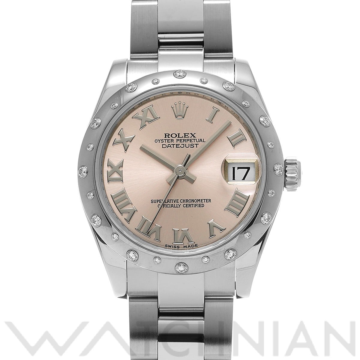 ロレックス デイトジャスト 31 178344 ピンク ユニセックス 時計 【中古】【wristwatch】