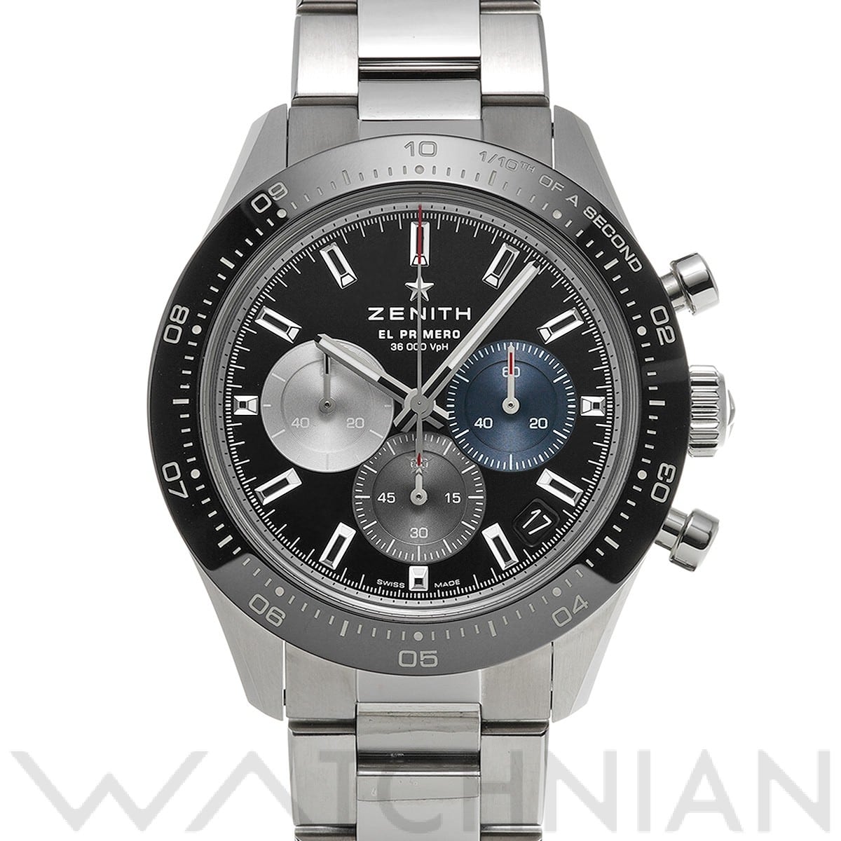 ゼニス / ZENITH クロノマスター エル・プリメロ スポーツ 03.3100.3600/21.M3100 ブラックラッカー メンズ 時計 【中古】【wristwatch】