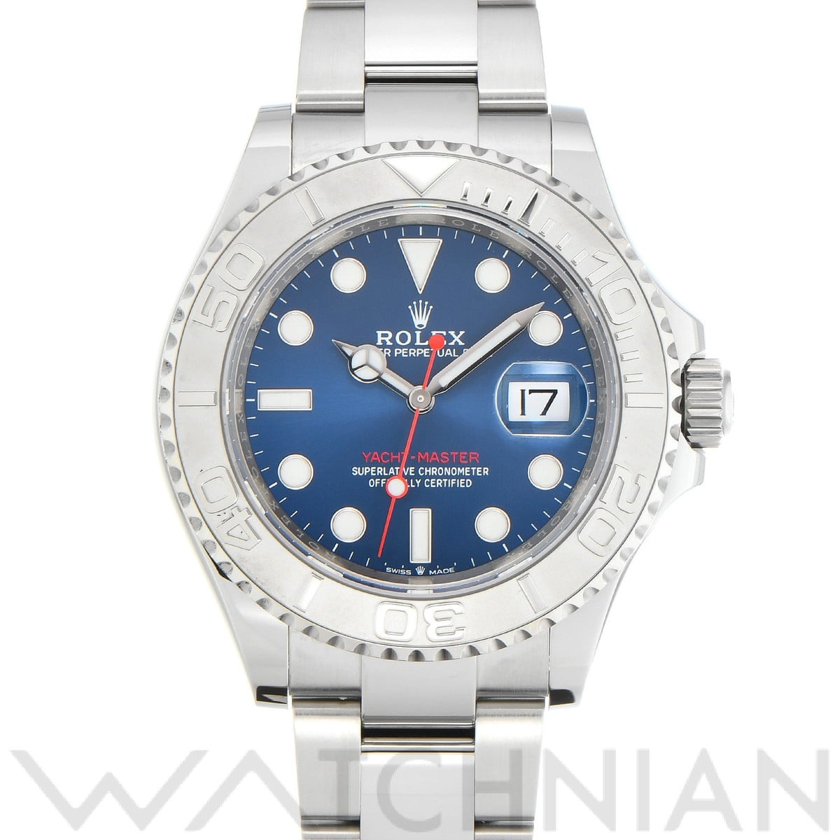 ロレックス ヨットマスター 40 126622 ブライトブルー メンズ 時計 【中古】【wristwatch】