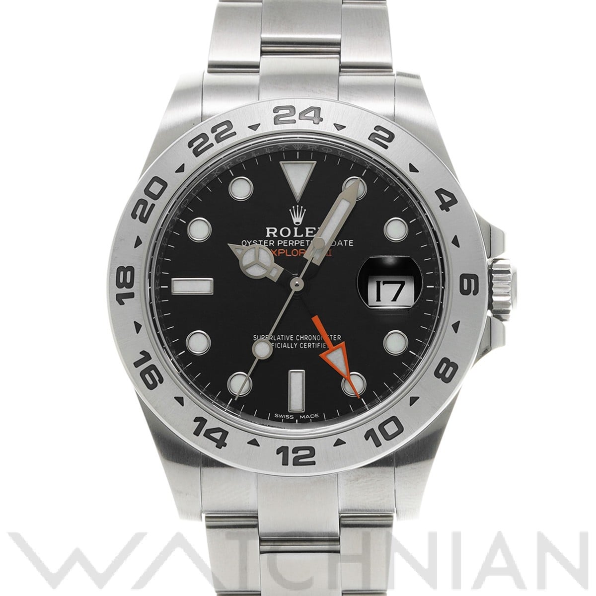 ロレックス エクスプローラーII 216570 ブラック メンズ 時計 【中古】【wristwatch】