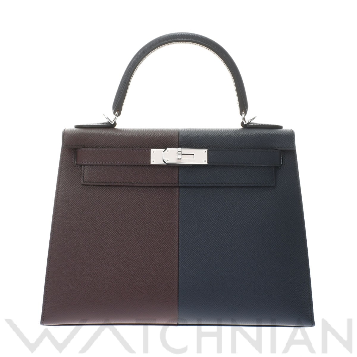 エルメス / HERMES ケリー 28 外縫い カザック ルージュセリエ/ブルーインディゴ/ローズテキサス/パラジウム金具 ヴォーエプソン レディース バッグ 【未使用】【bag】