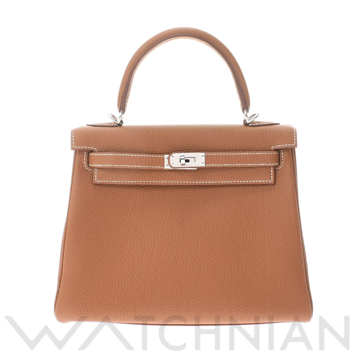 エルメス / HERMES ケリー 25 内縫い ゴールド/パラジウム金具 トゴ レディース バッグ 【未使用】【bag】