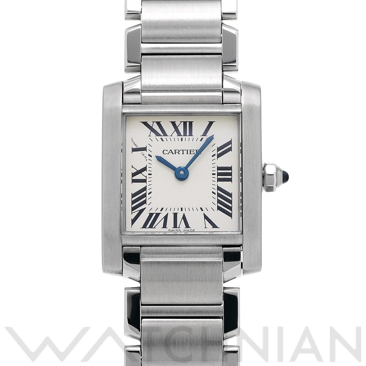 カルティエ / CARTIER タンク フランセーズ SM W51008Q3 シルバー レディース 時計 【中古】【wristwatch】