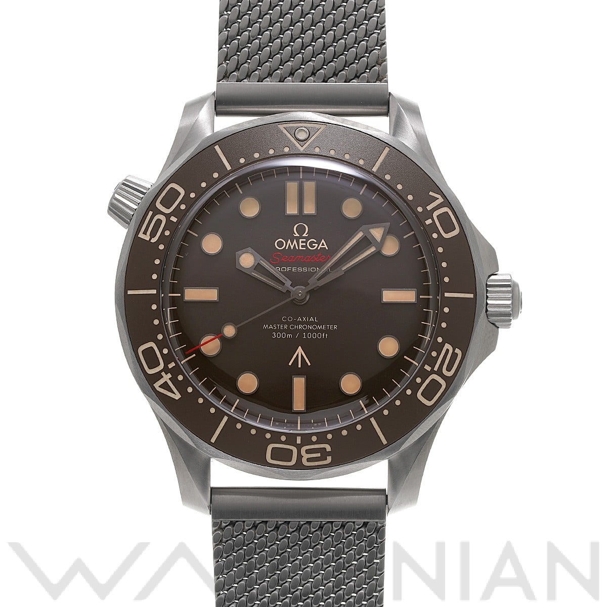 オメガ / OMEGA シーマスター ダイバー300 コーアクシャル マスタークロノメーター 007 210.90.42.20.01.001 ブラウン メンズ 時計 【中古】【wristwatch】