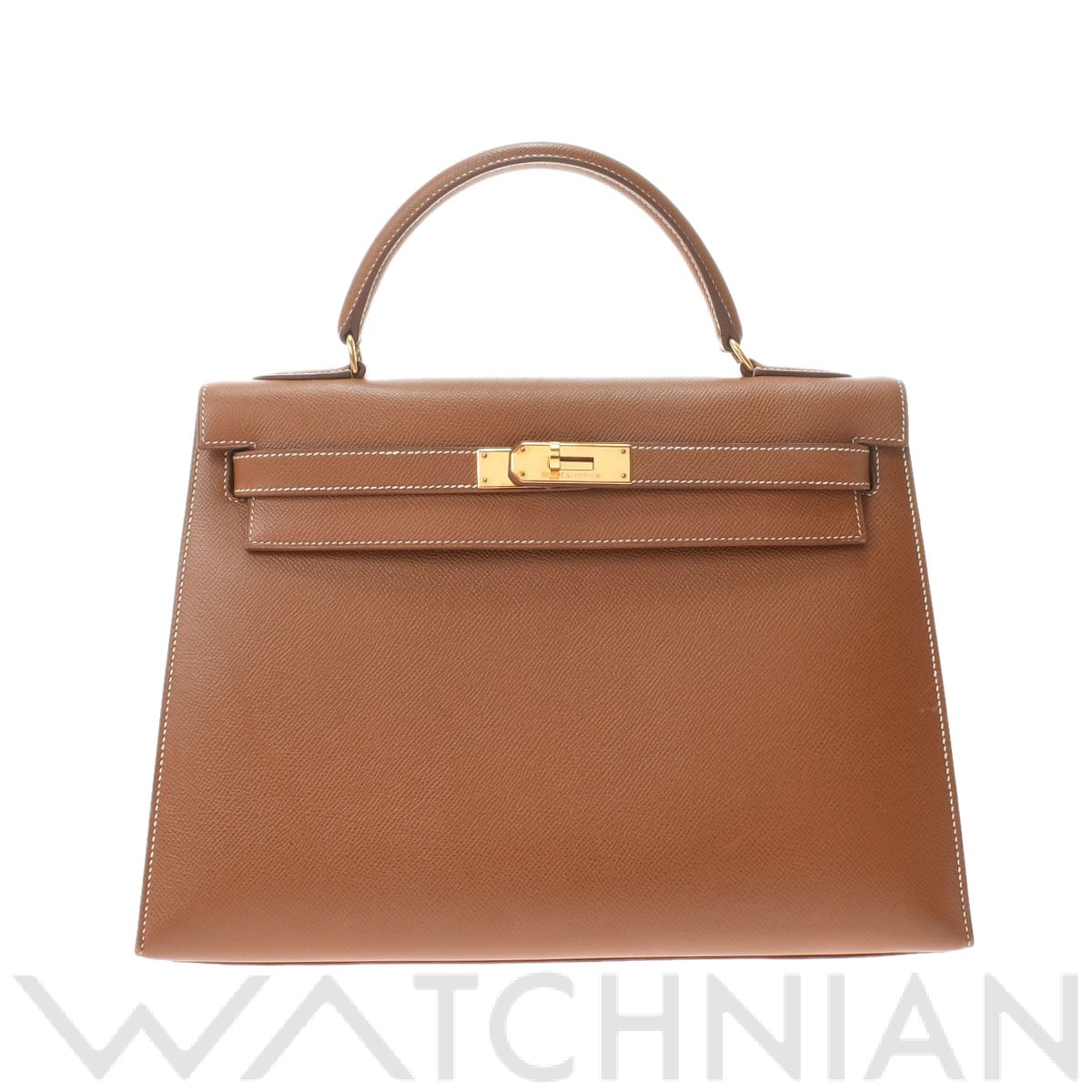 ケリー 32 外縫い 2WAY ゴールド/ゴールド金具 クシュベル HERMES エルメス レディース 【中古】