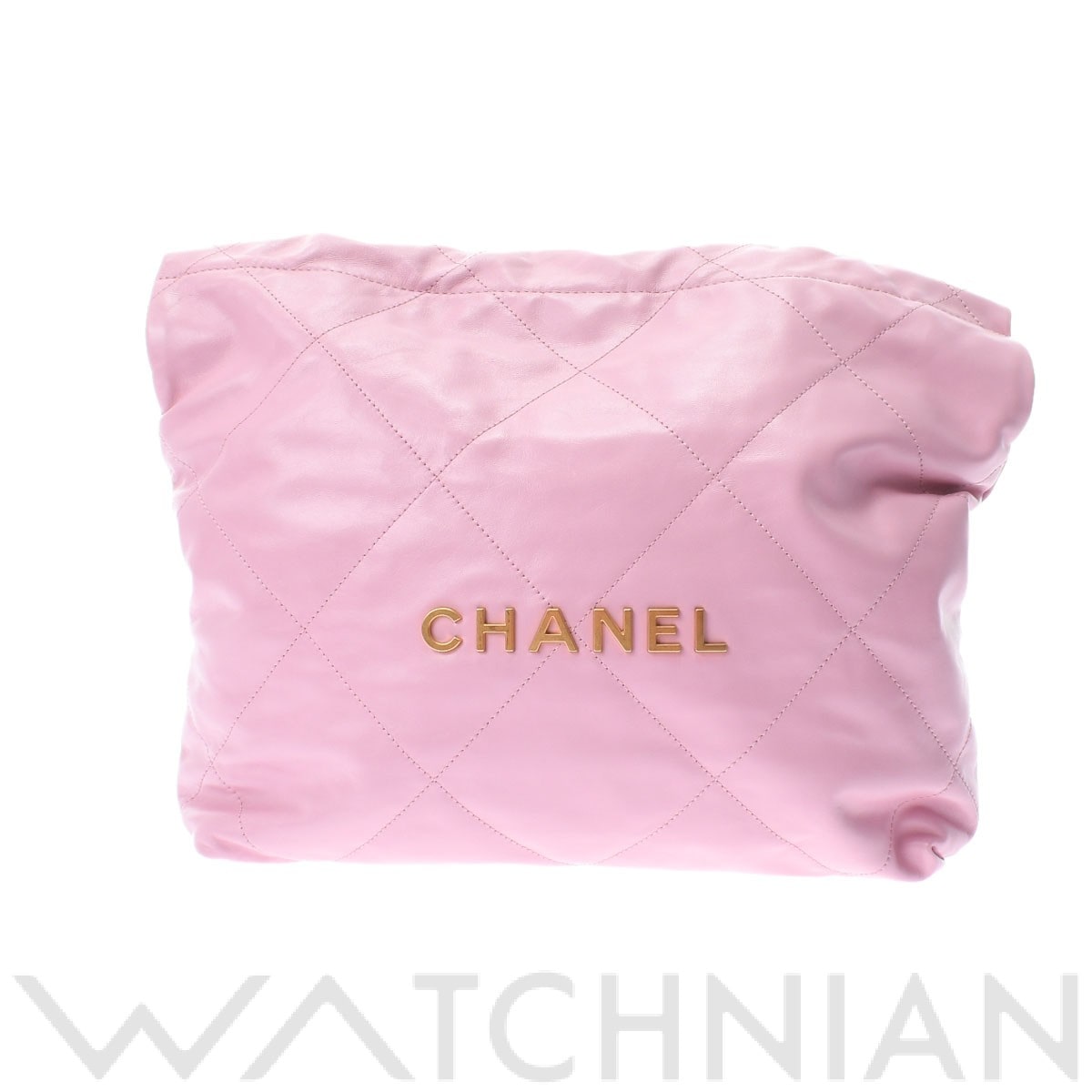 シャネル CHANEL22 スモールハンドバッグ ピンク/ゴールド金具 AS3260 シャイニーカーフスキン レディース バッグ 【未使用】【bag】