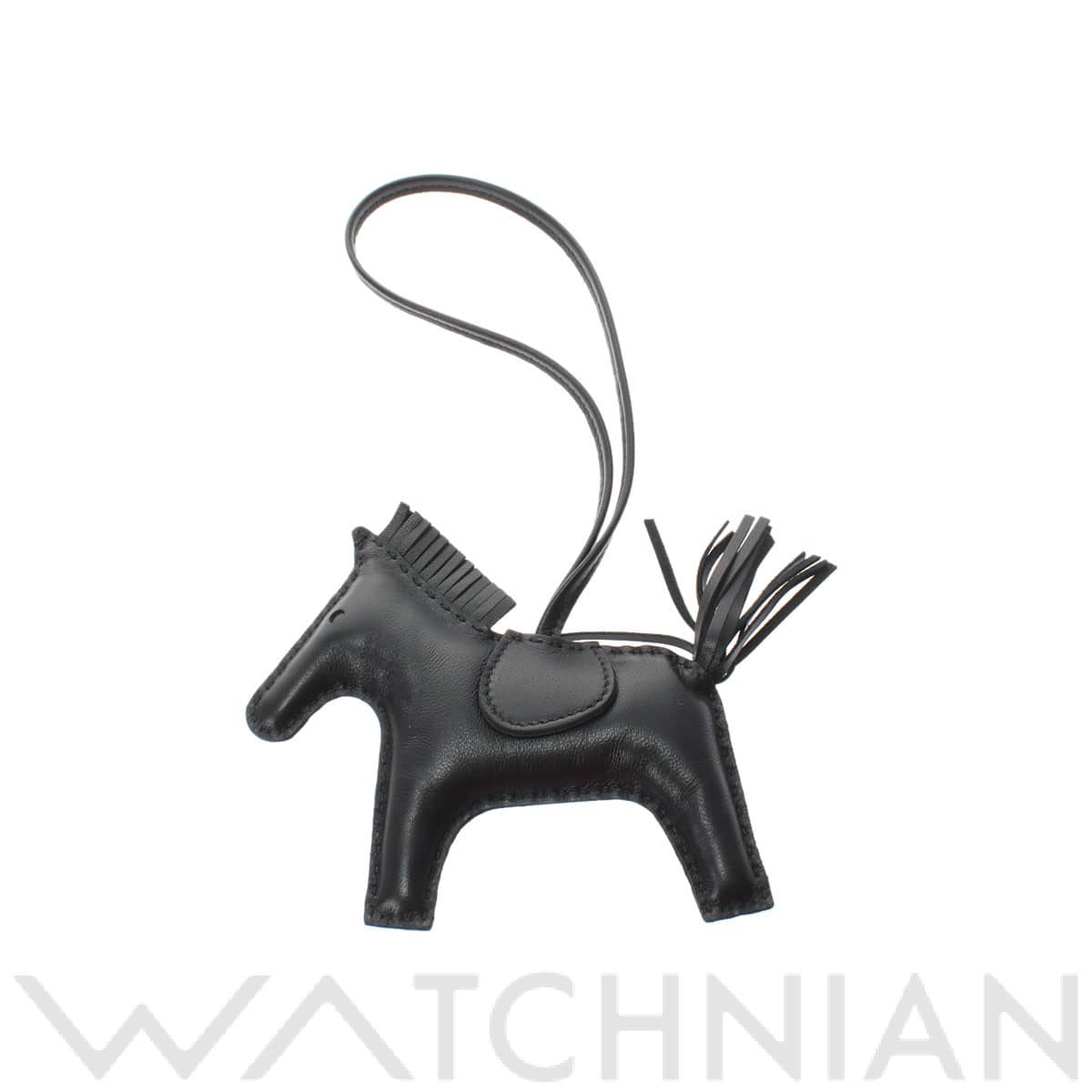 エルメス / HERMES ロデオ MM バッグチャーム ブラック アニョーミロ ユニセックス 【未使用】【other】