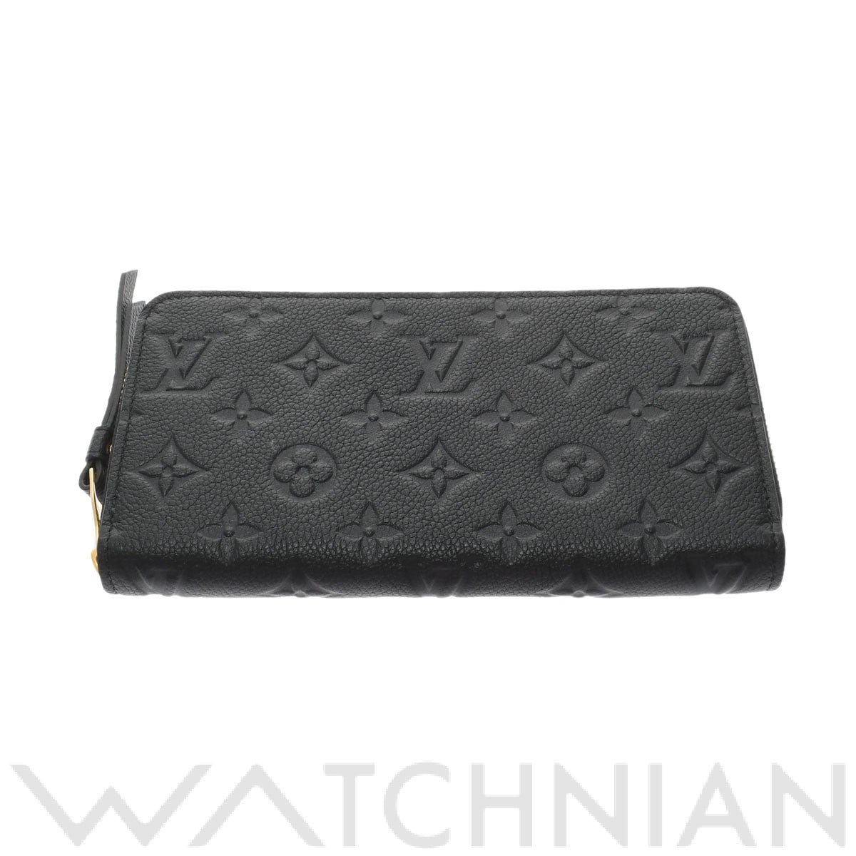 ルイ ヴィトン モノグラムアンプラント ジッピーウォレット ノワール M61864 レザー ユニセックス 財布 【中古】【purse】