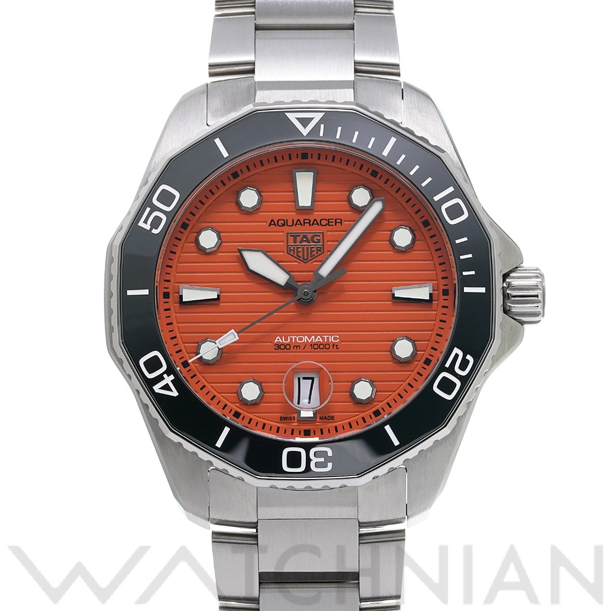 タグ ホイヤー / TAG HEUER アクアレーサー プロフェッショナル 300 キャリバー5 WBP201F.BA0632 オレンジ メンズ 時計 【中古】【wristwatch】