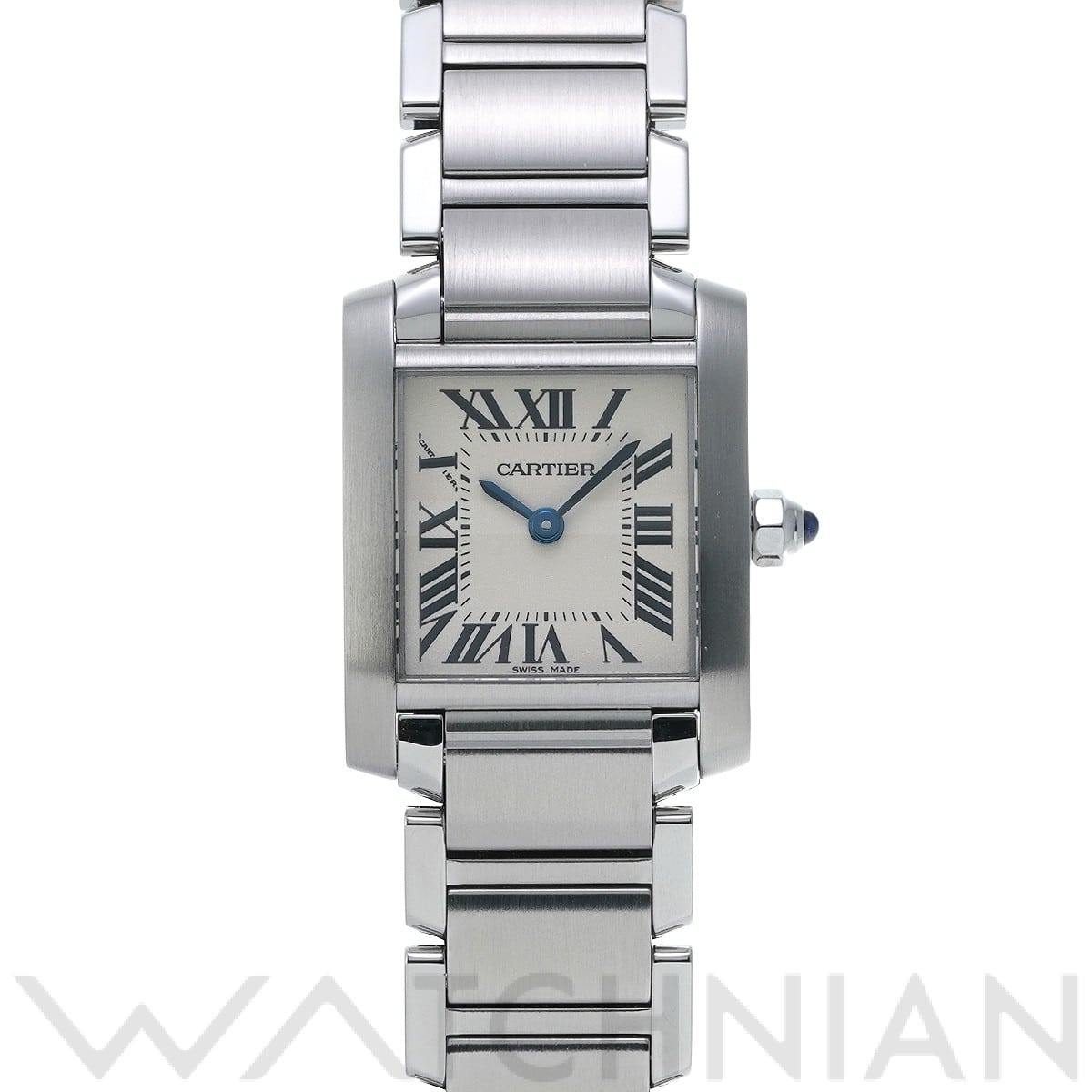 カルティエ / CARTIER タンク フランセーズ SM W51008Q3 シルバー レディース 時計 【中古】【wristwatch】