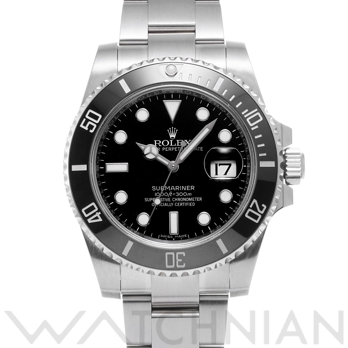 ロレックス サブマリーナ デイト 116610LN ブラック メンズ 時計 【中古】【wristwatch】