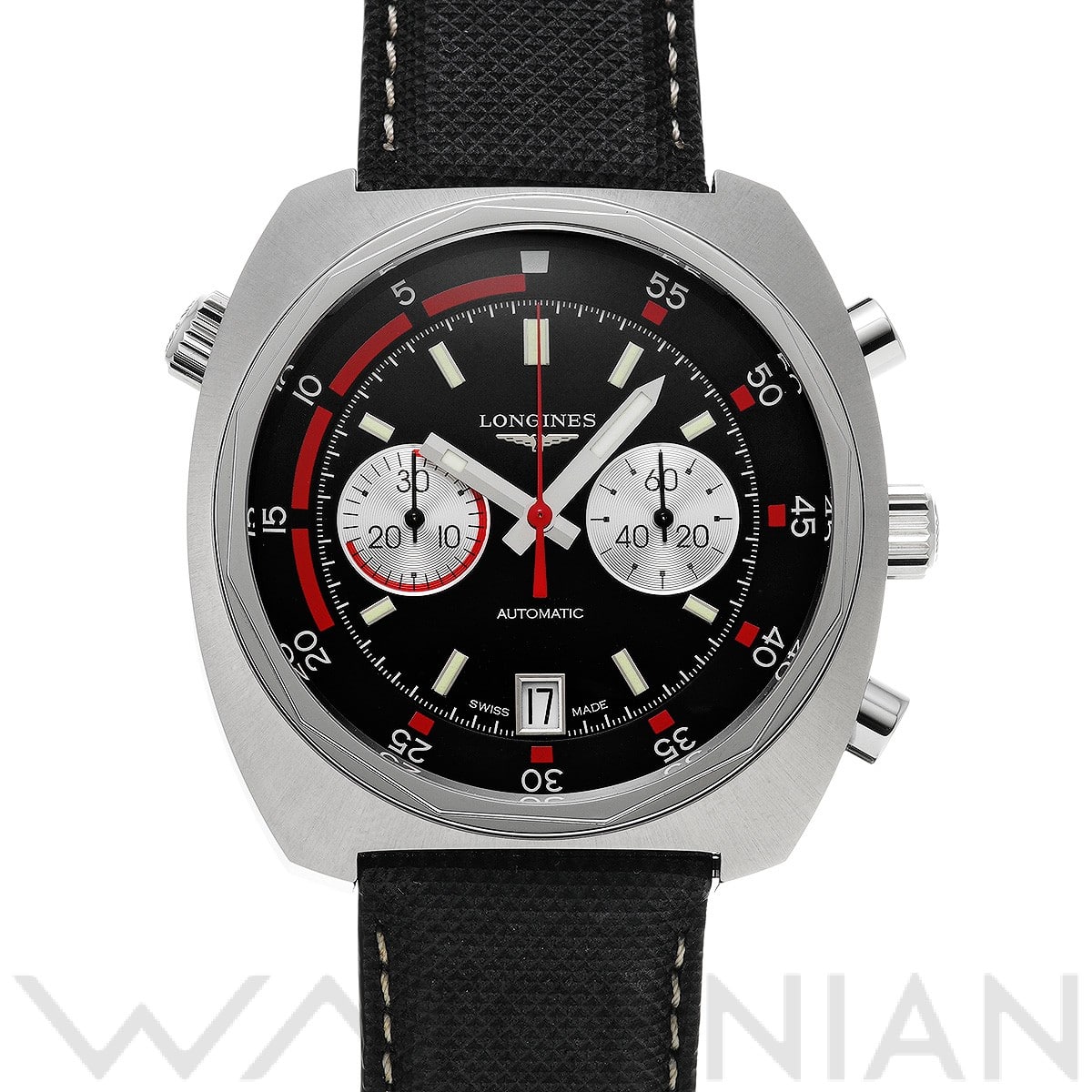 ヘリテージ ダイバー クロノグラフ L2.796.4.52.0 ブラック/シルバー ロンジン LONGINES メンズ 【中古】