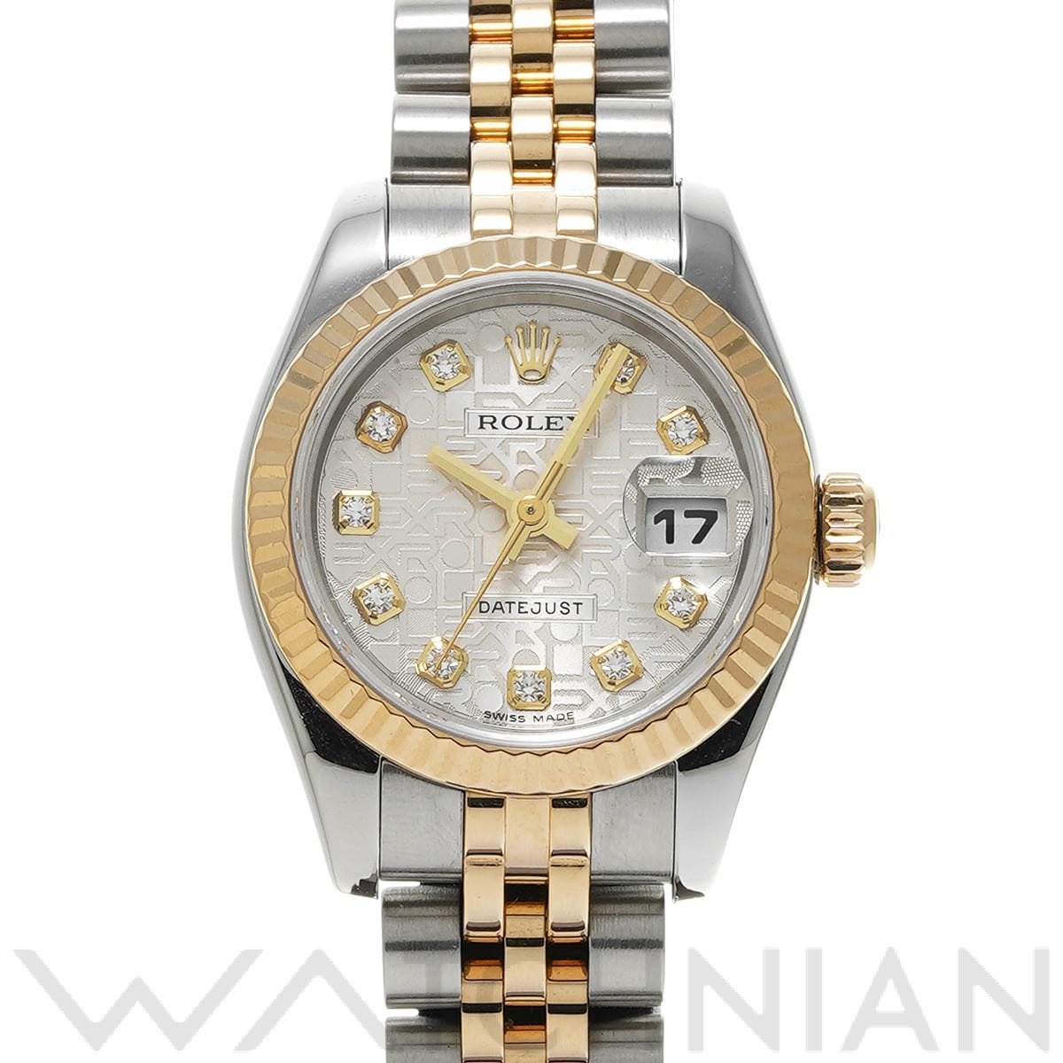 ロレックス レディ デイトジャスト 26 179173G シルバーコンピュータ/ダイヤモンド レディース 時計 【中古】【wristwatch】