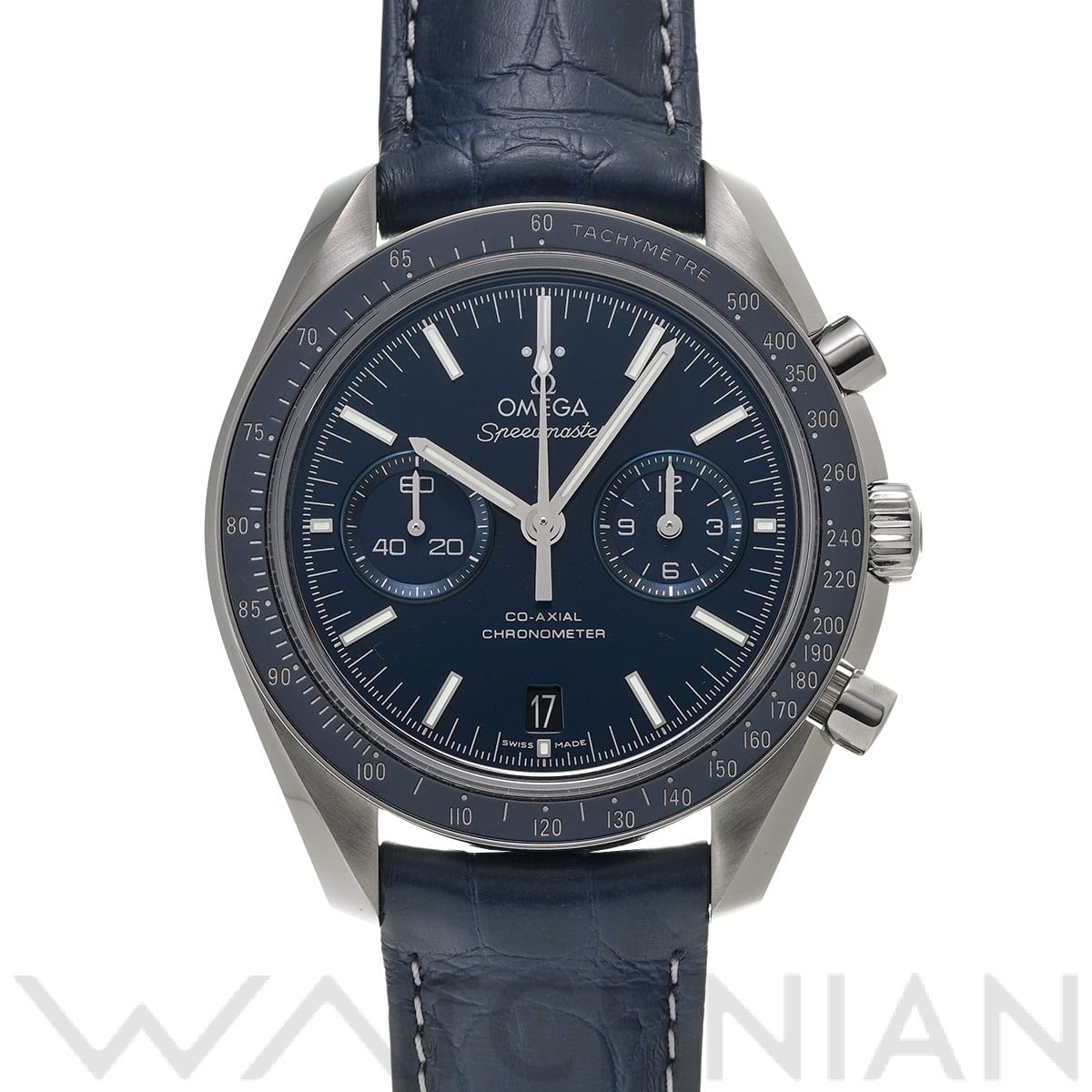 オメガ スピードマスター 2カウンター コーアクシャル 311.93.44.51.03.001 ブルー メンズ 時計 【中古】【wristwatch】