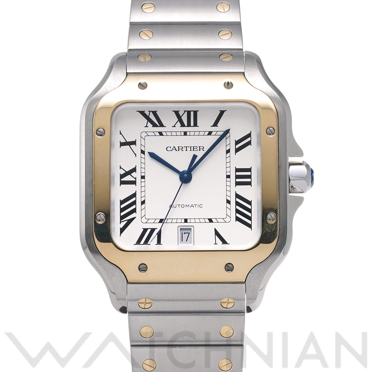 カルティエ / CARTIER サントス ドゥ カルティエ LM W2SA0006 シルバー メンズ 時計 【中古】【wristwatch】
