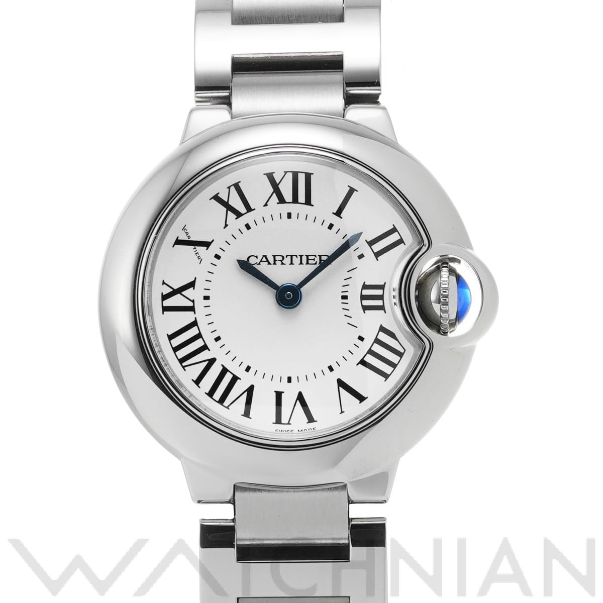 カルティエ / CARTIER バロンブルー ドゥ カルティエ 28mm W69010Z4 シルバー レディース 時計 【中古】【wristwatch】