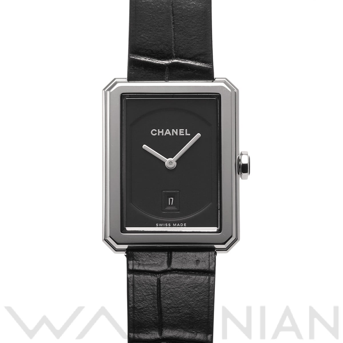 シャネル ボーイフレンド H4884 ブラック ユニセックス 時計 【中古】【wristwatch】