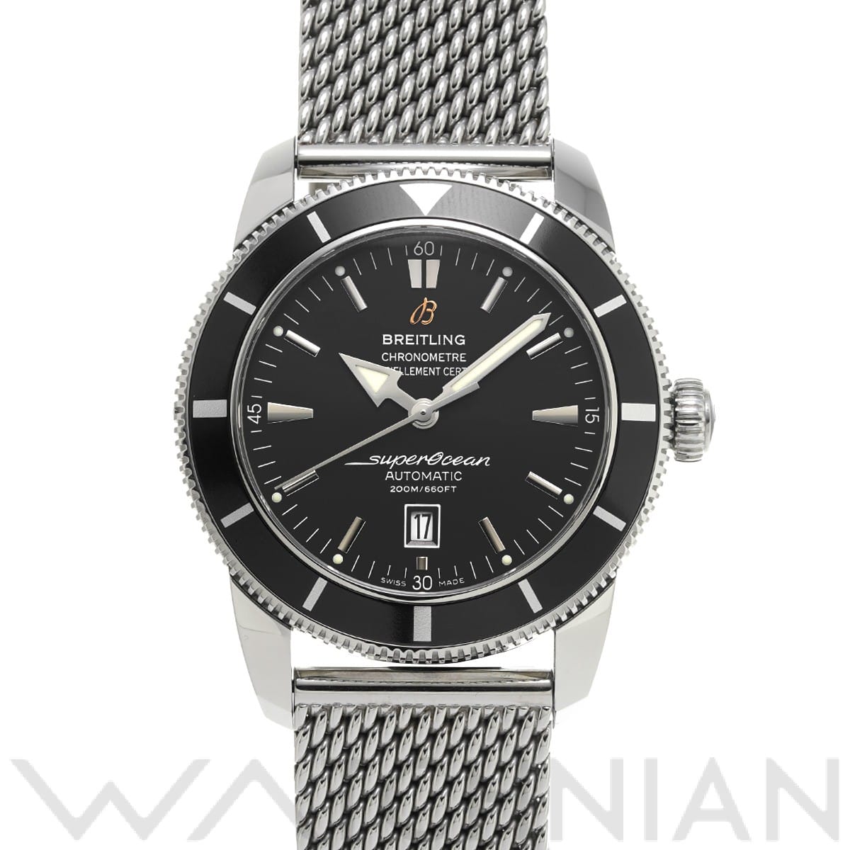ブライトリング / BREITLING スーパーオーシャン ヘリテージ 46 A17320 ブラック メンズ 時計 【中古】【wristwatch】