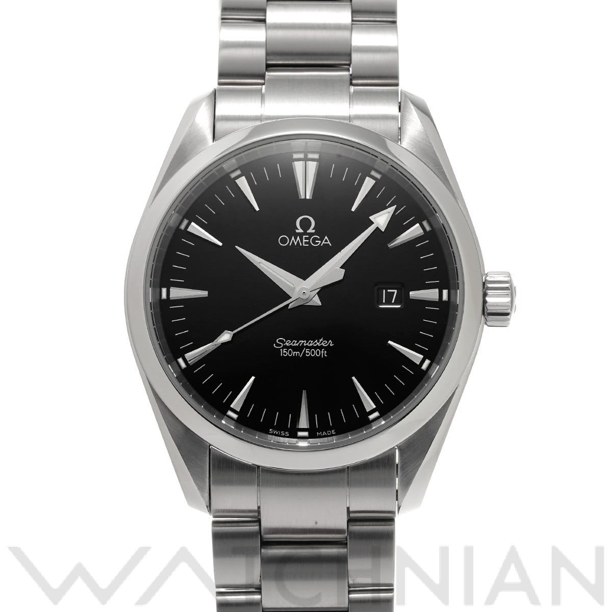 オメガ / OMEGA シーマスター アクアテラ クォーツ 2517.50 ブラック メンズ 時計 【中古】【wristwatch】