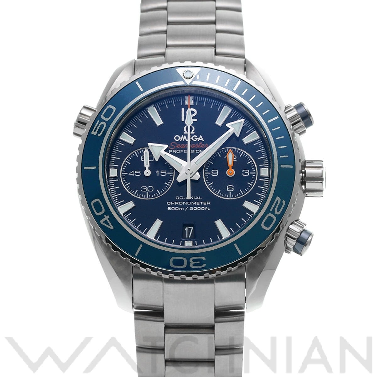 オメガ / OMEGA シーマスター プラネットオーシャン 600 コーアクシャル クロノグラフ 232.90.46.51.03.001 ブルー メンズ 時計 【中古】【wristwatch】