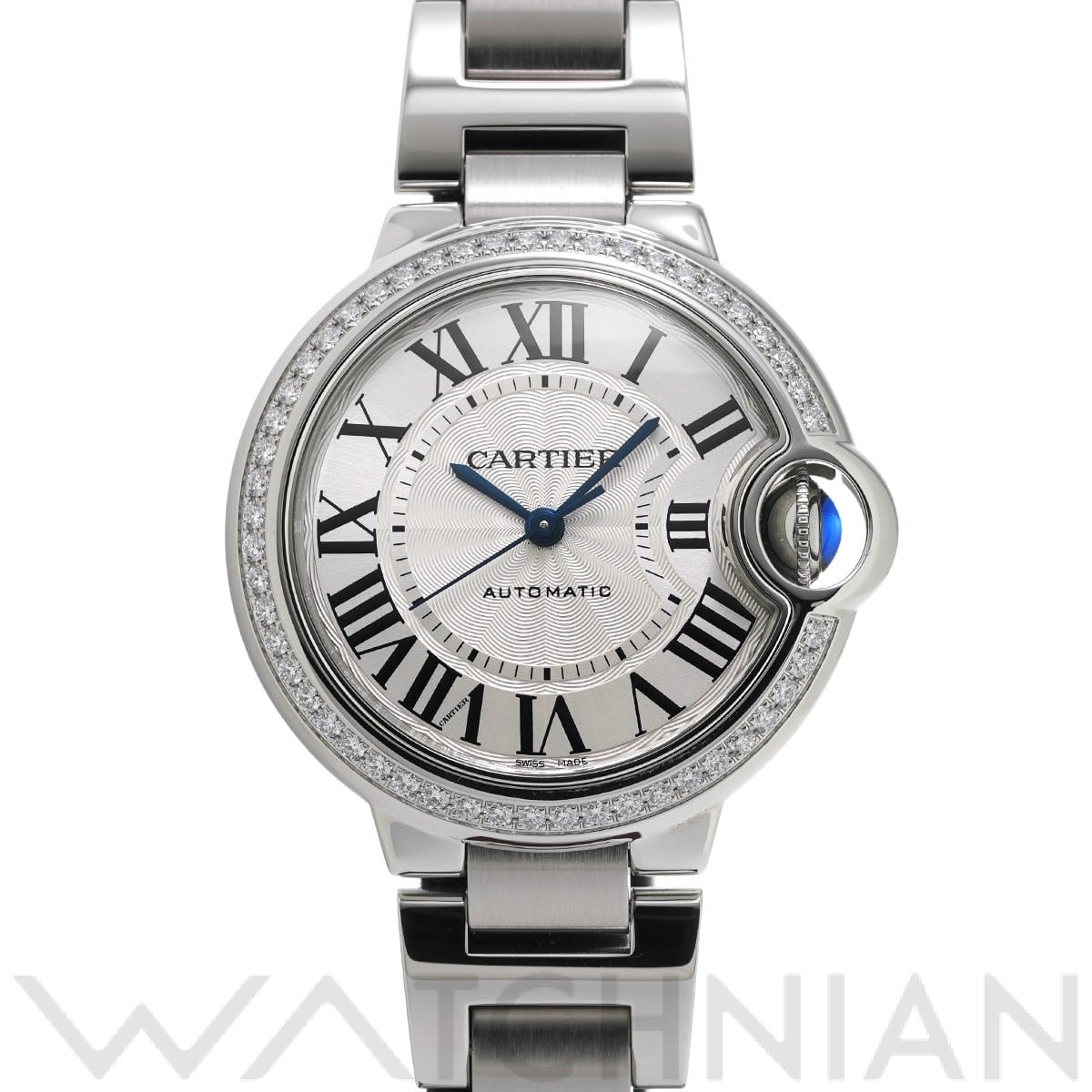 カルティエ / CARTIER バロンブルー ドゥ カルティエ 33mm W4BB0016 シルバー ユニセックス 時計 【中古】【wristwatch】