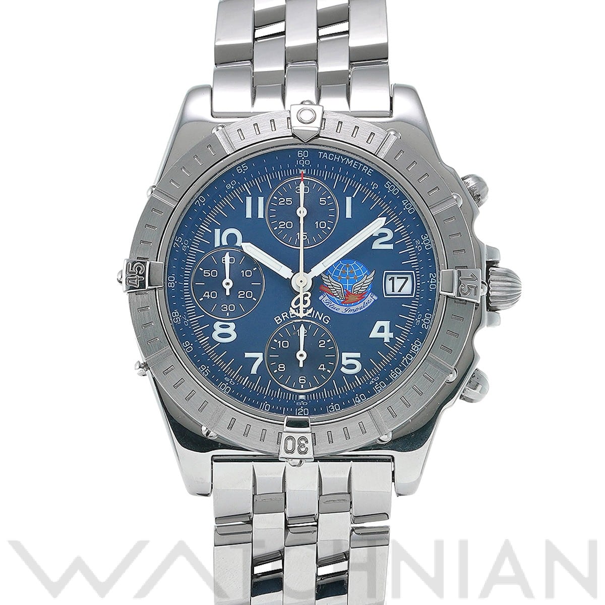 ブライトリング / BREITLING クロノマット ブルーインパルス A13353 ブルー メンズ 時計 【中古】【wristwatch】