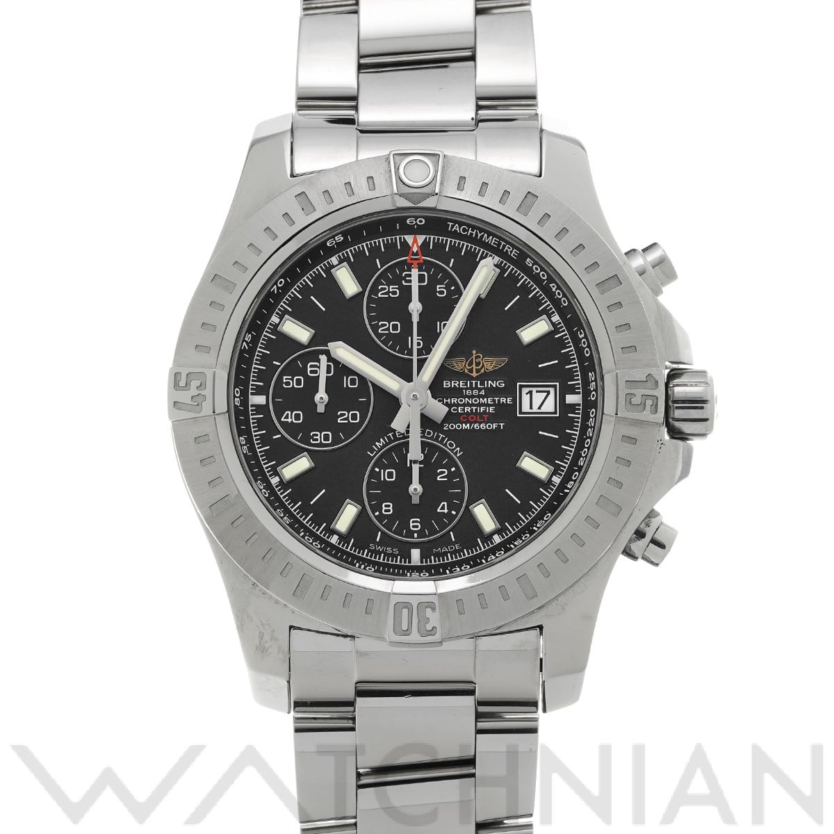 ブライトリング / BREITLING コルト クロノグラフ オートマチック A133884Y/BE68 ブラック メンズ 時計 【中古】【wristwatch】