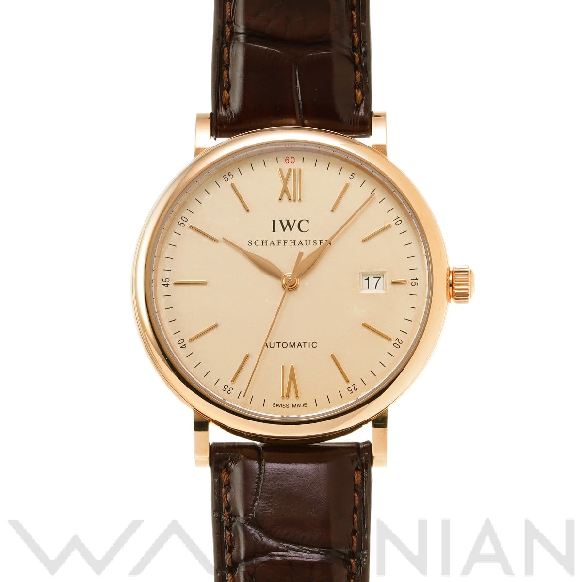 ポートフィノ オートマティック IW356504 アイボリー インターナショナルウォッチカンパニー IWC メンズ 【中古】