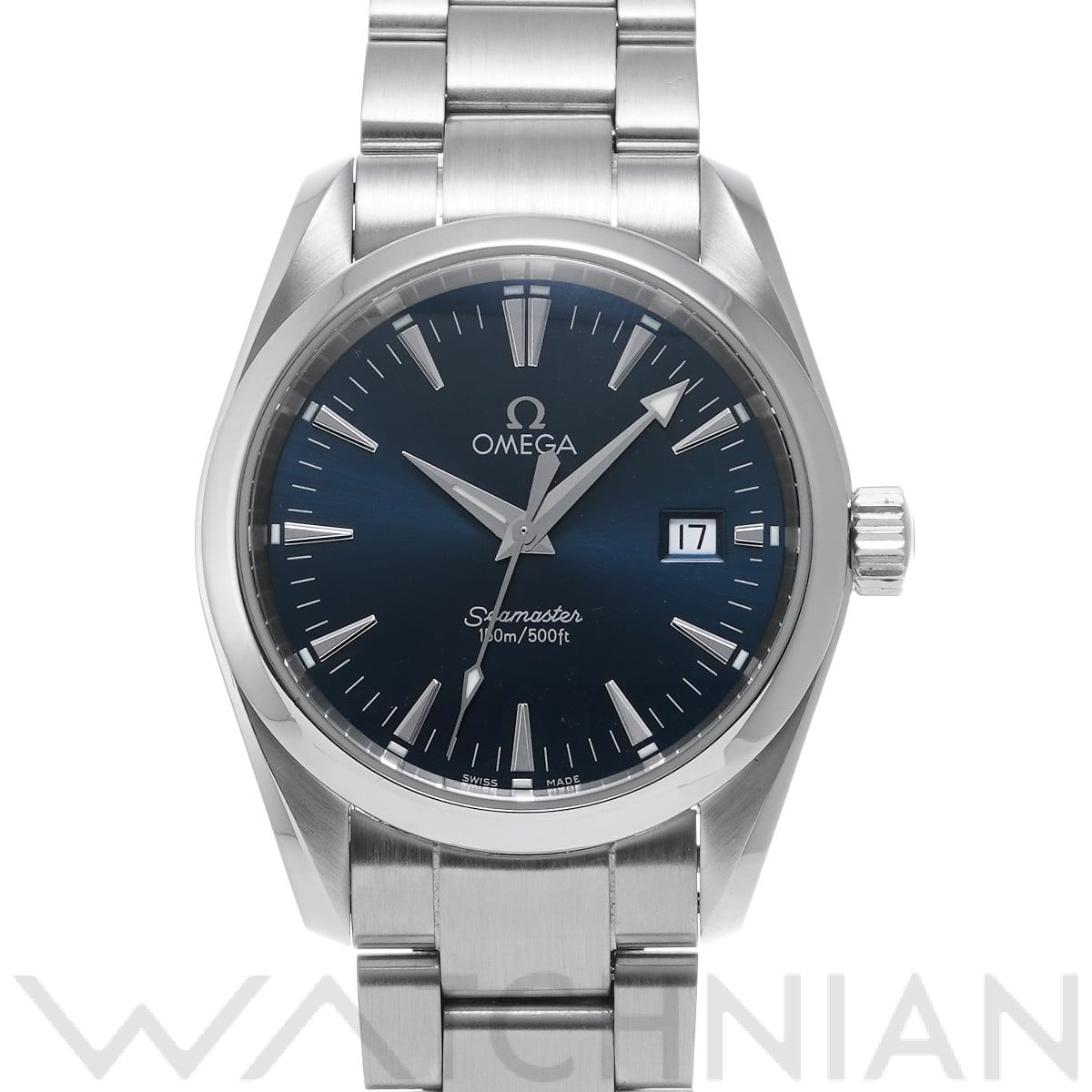 オメガ / OMEGA シーマスター アクアテラ クォーツ 2518.80 ブルー メンズ 時計 【中古】【wristwatch】