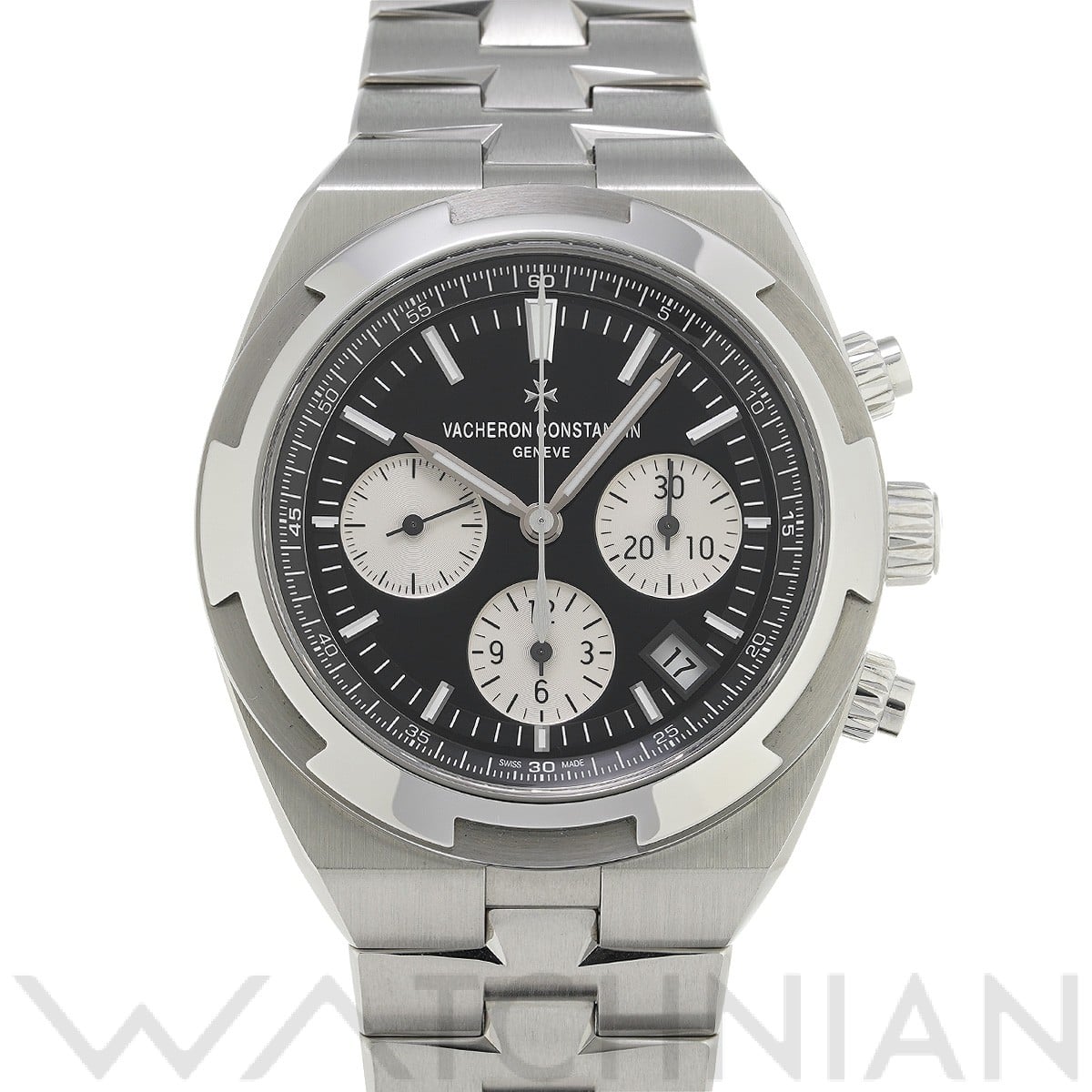 ヴァシュロン コンスタンタン / VACHERON CONSTANTIN オーバーシーズ クロノグラフ 5500V/110A-B481 ブラック/シルバー メンズ 時計 【中古】【wristwatch】
