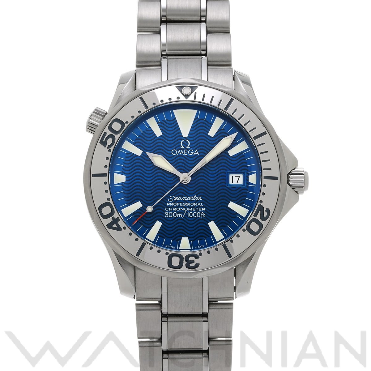 オメガ / OMEGA シーマスター プロフェッショナル 300 イアン・ソープ 2256.80 ブルー メンズ 時計 【中古】【wristwatch】