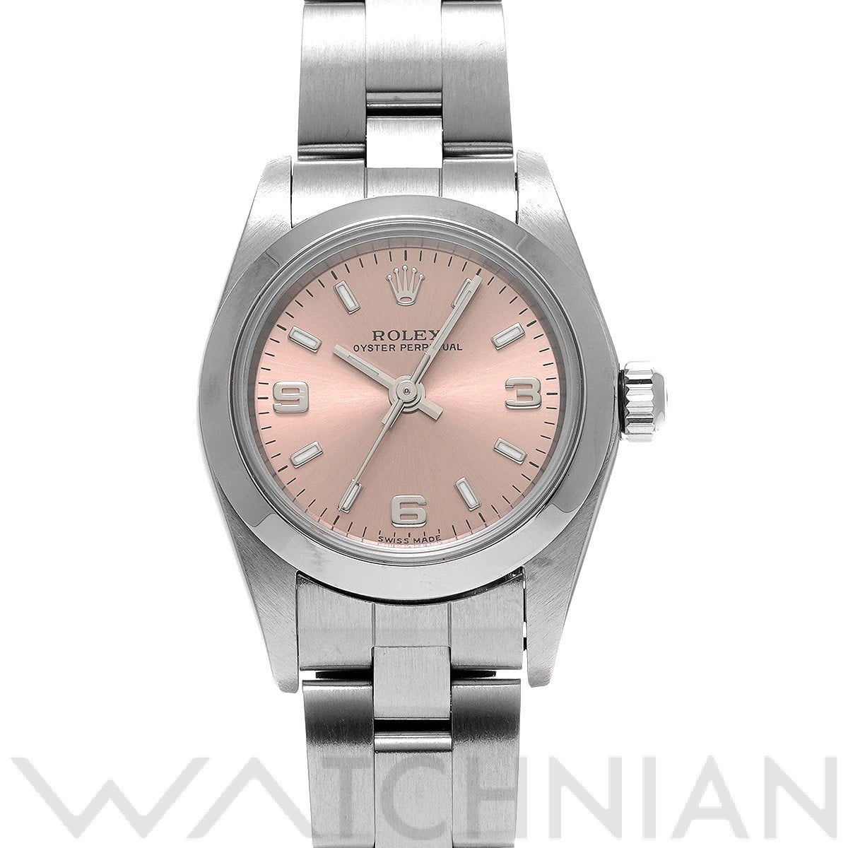 オイスターパーペチュアル 76080 F番(2004年頃製造) ピンク ロレックス ROLEX レディース 【中古】