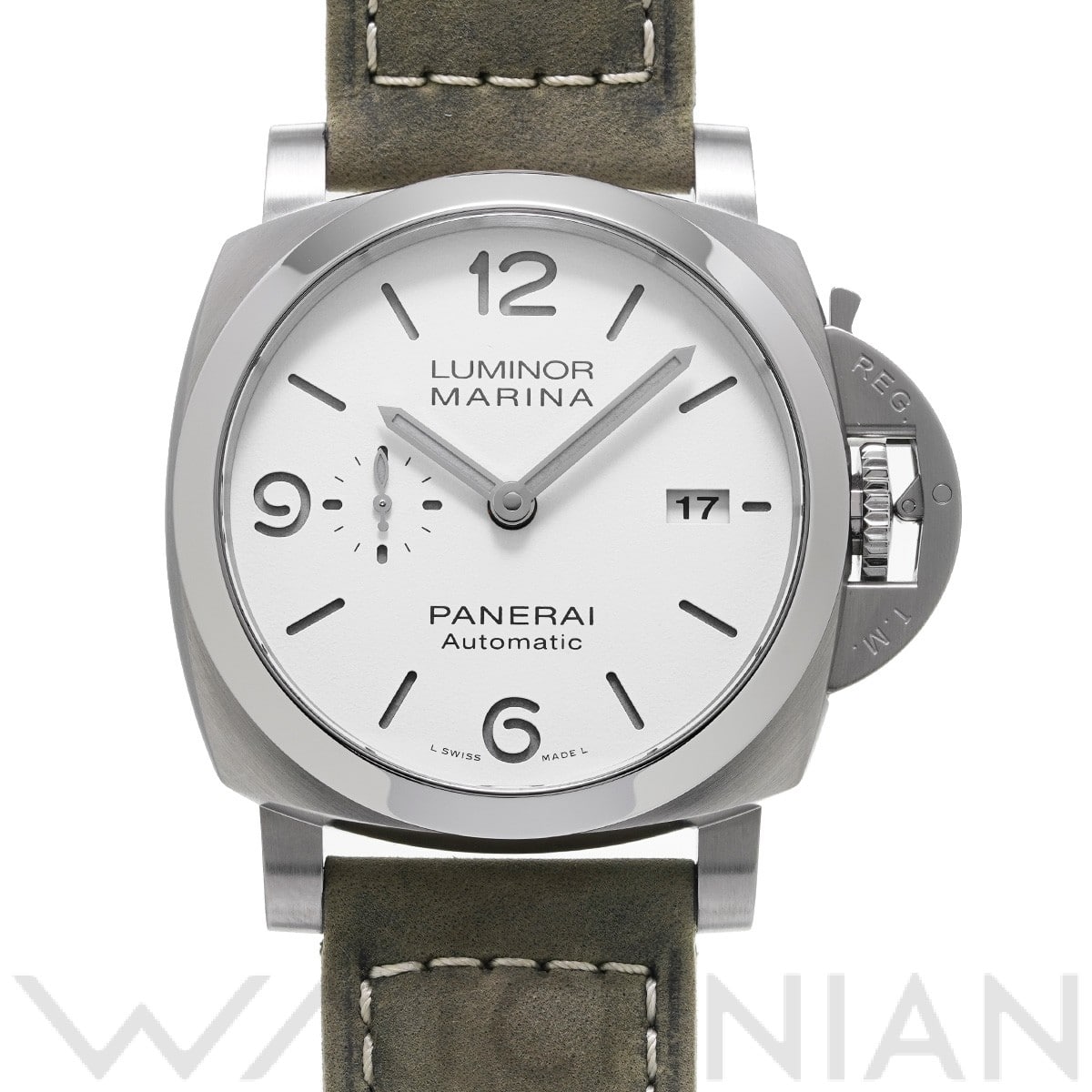 ルミノールマリーナ 44mm PAM01314 Y番(2022年製造) ホワイト パネライ PANERAI メンズ 【中古】
